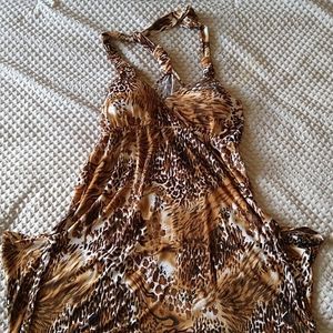 Leopard print dress
